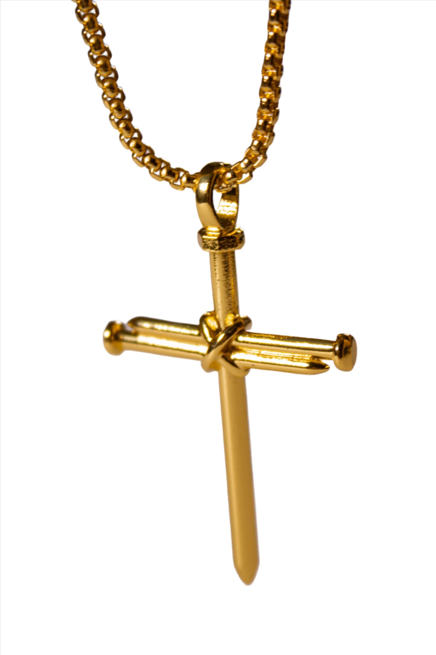 Cross & Nails necklace