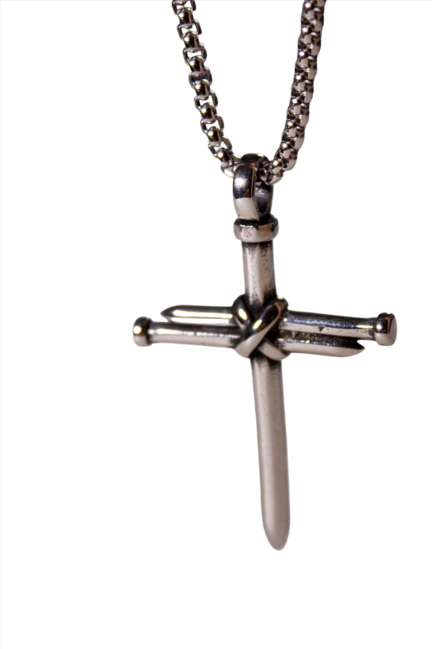 Cross & Nails necklace