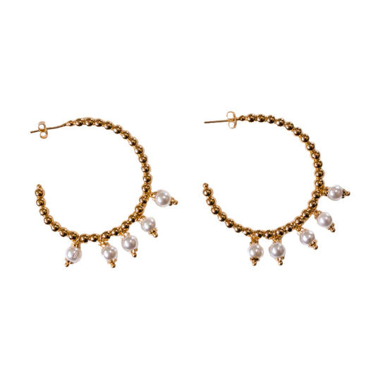 Amani Pearl earrings