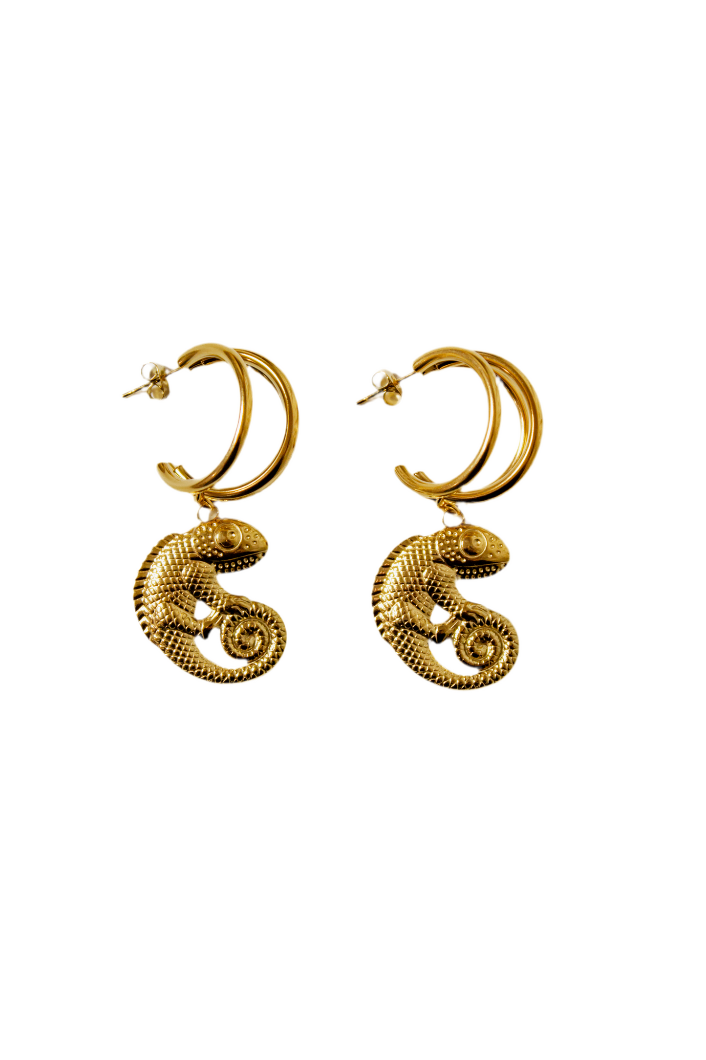 Chameleon earrings