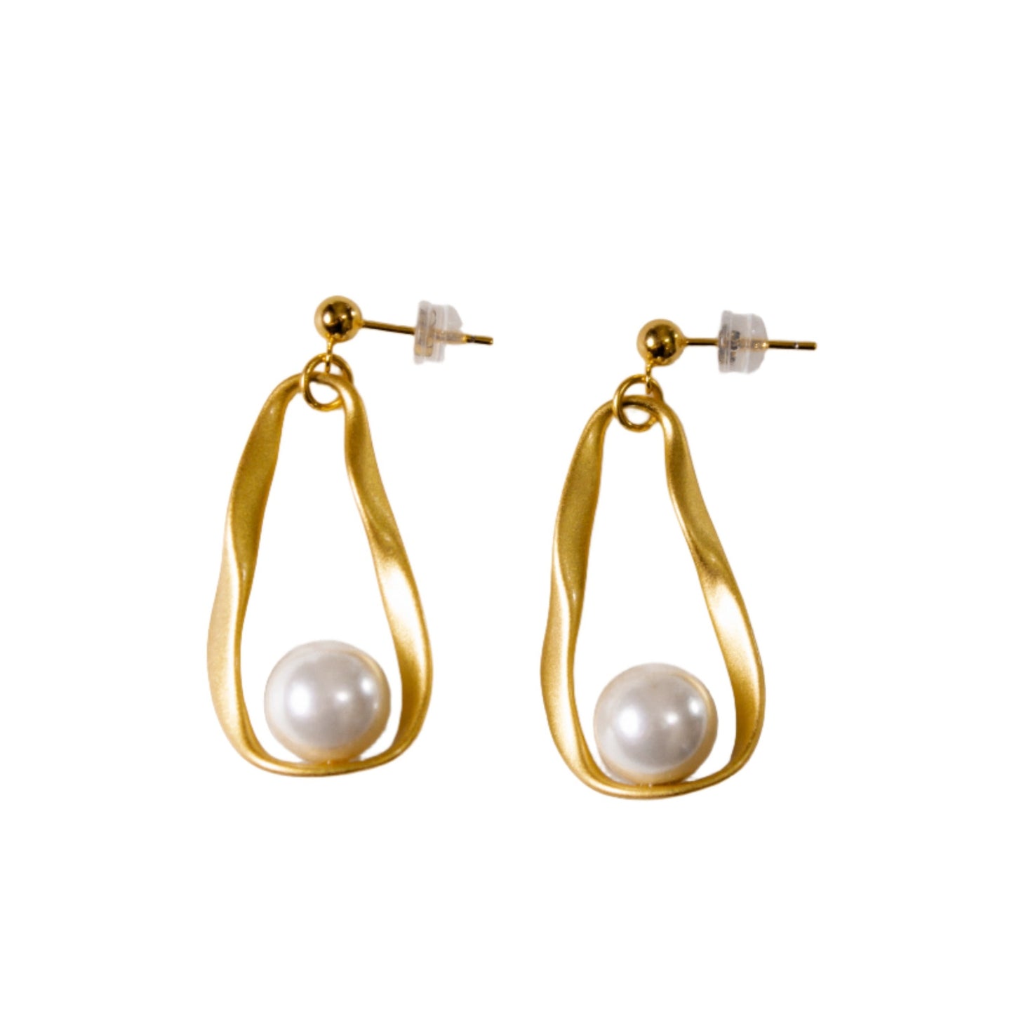 Olivia pearl earrings