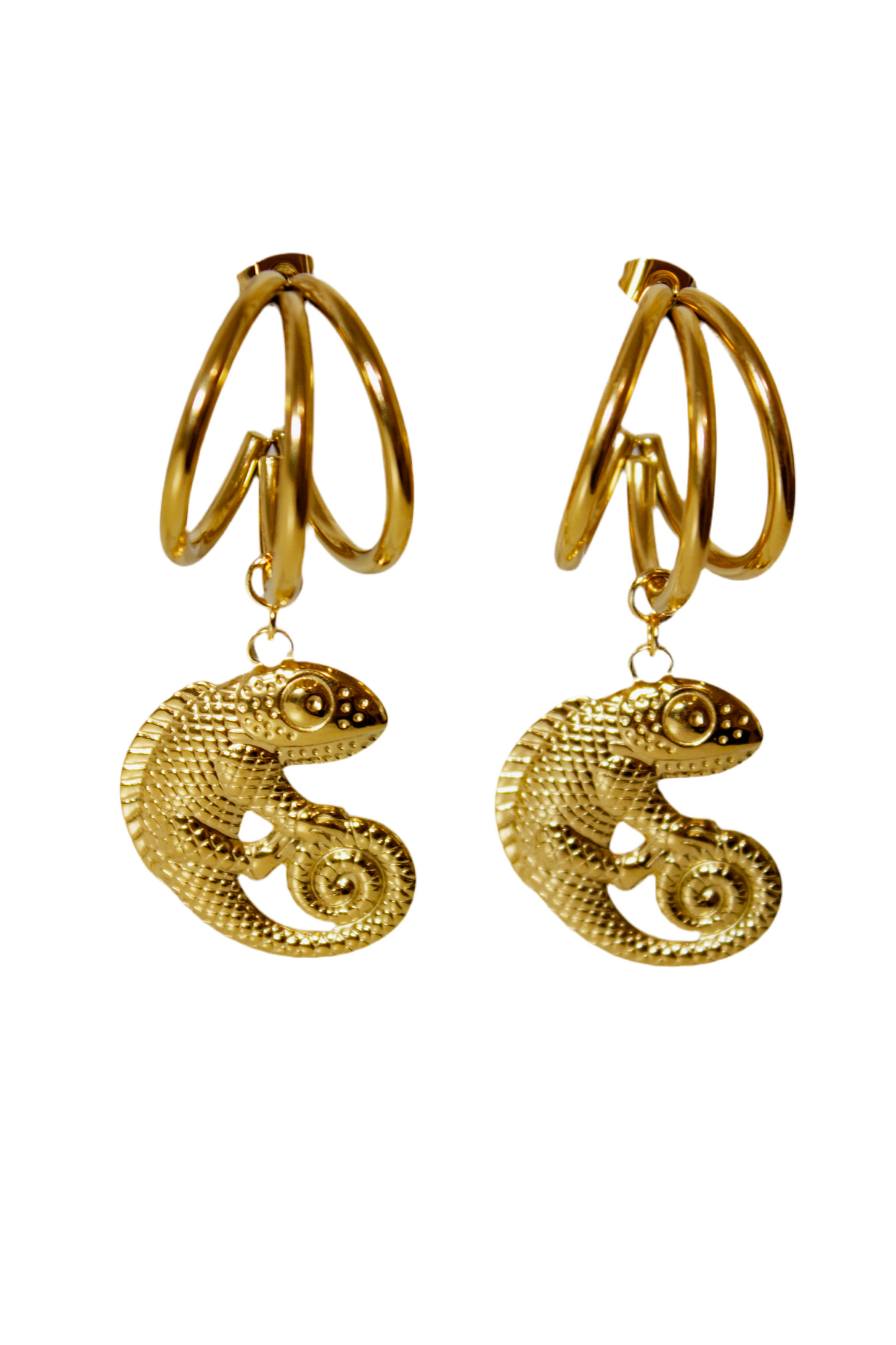 Chameleon earrings