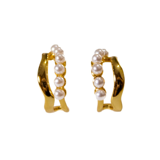 Eva pearl earrings