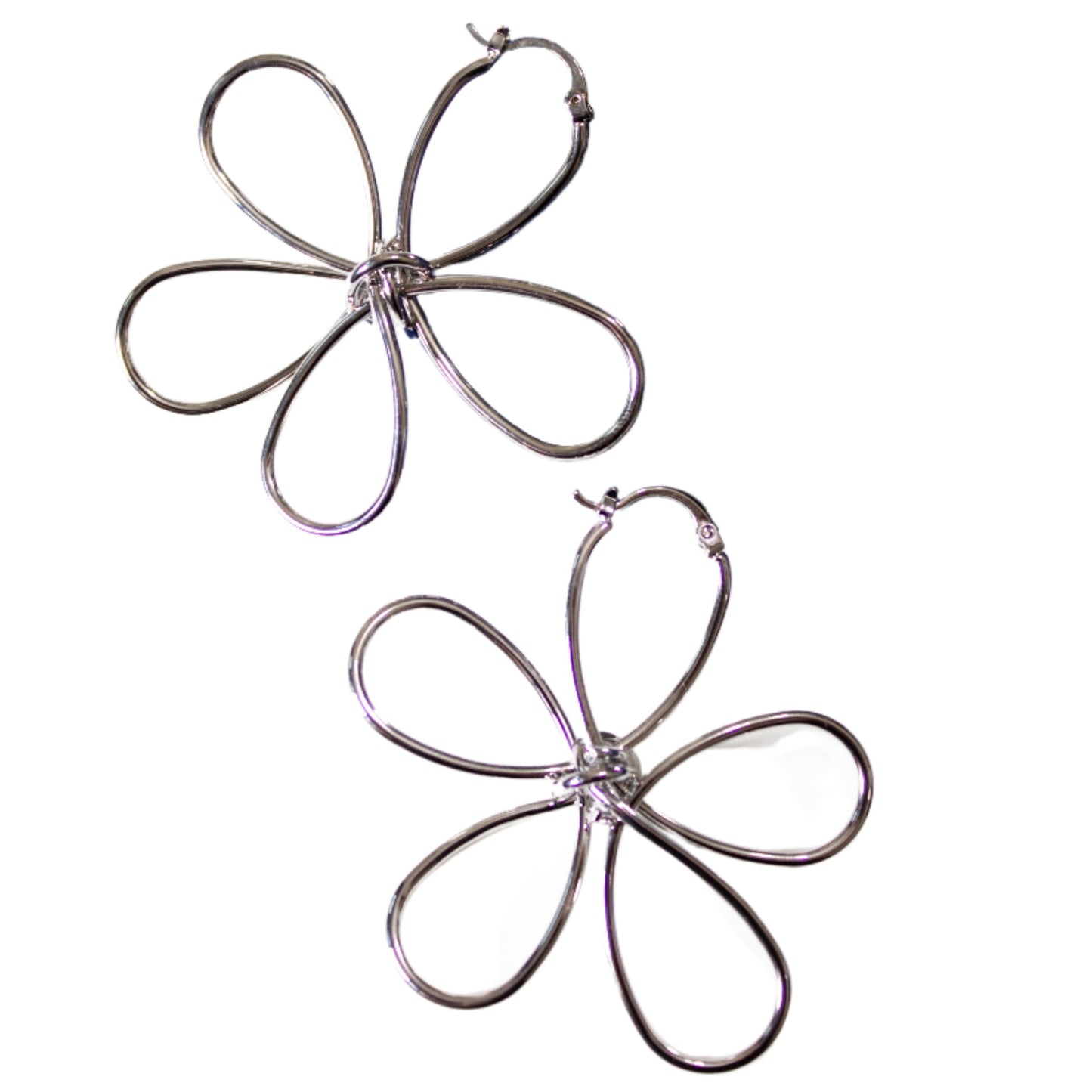 Viola Flower earrings